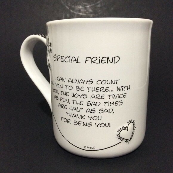 MARCI 3D Coffee Mug Cup Special Friend 16 Oz - Picture 5 of 12